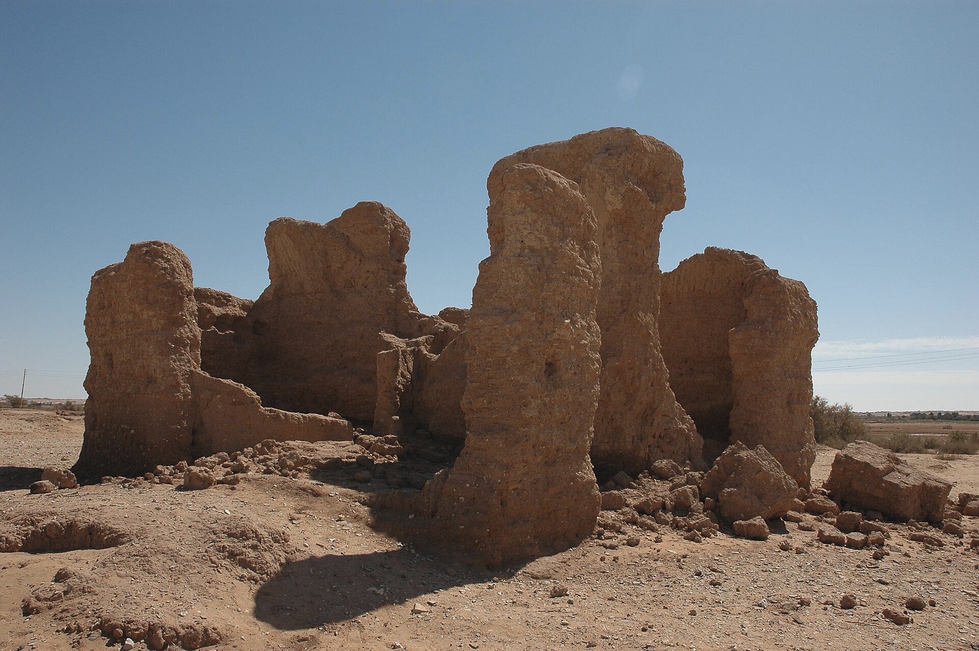 View of Ain el-Sabil remains