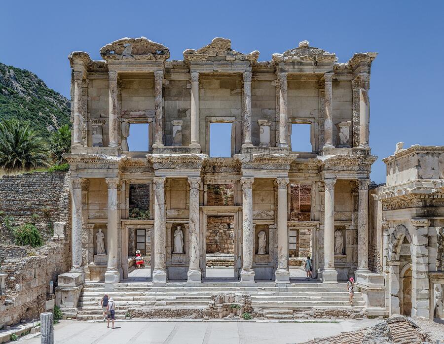 Façade of the Library of Celsus