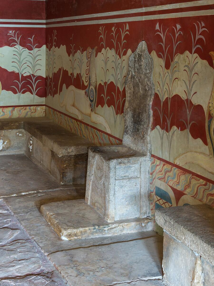 Throne of Minos in the Throne Room