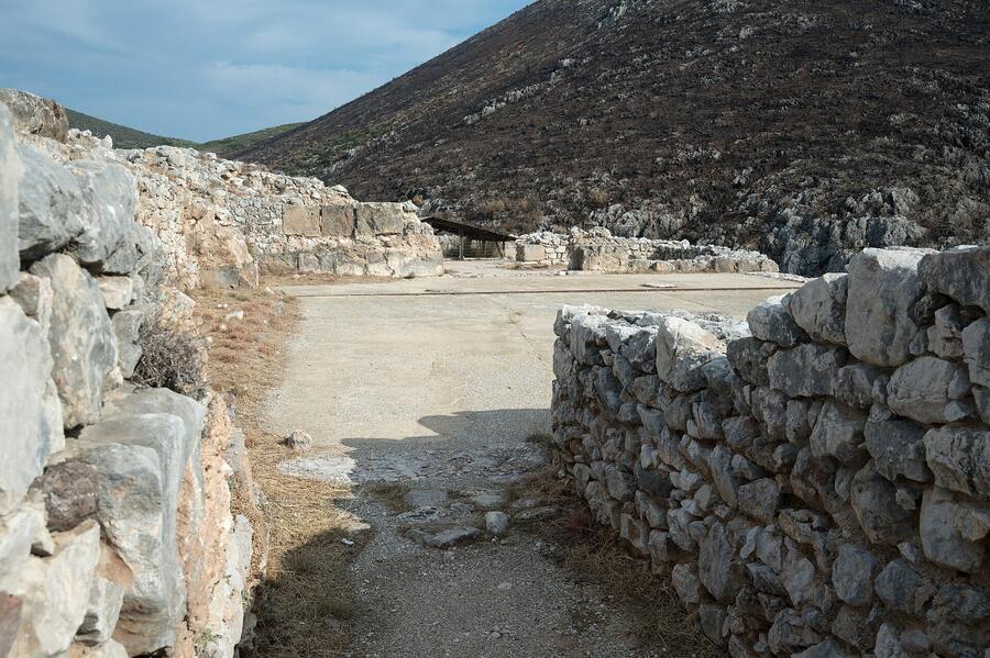 Megaron on the acropolis of Mycenae