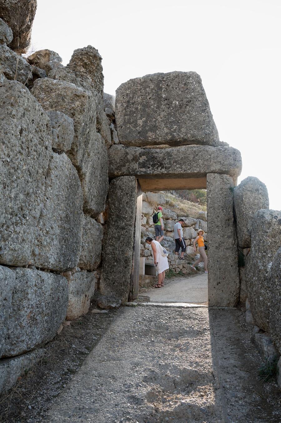 Postern gate seen from outside