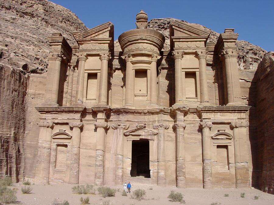 Facade of Ad Deir, the Monastery