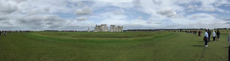 Panoramic view of Stonehenge