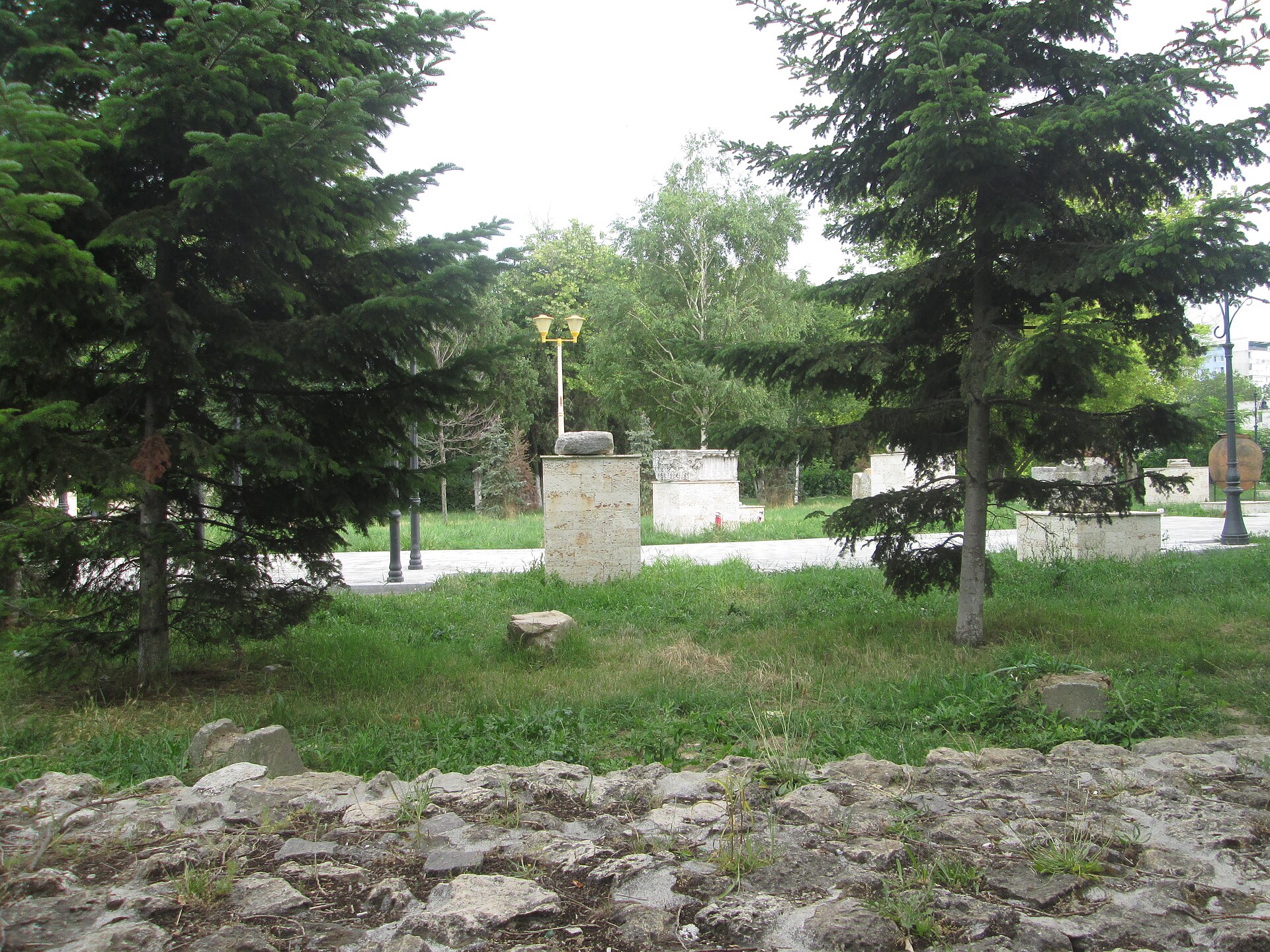 Stone ruins of ancient Tomis
