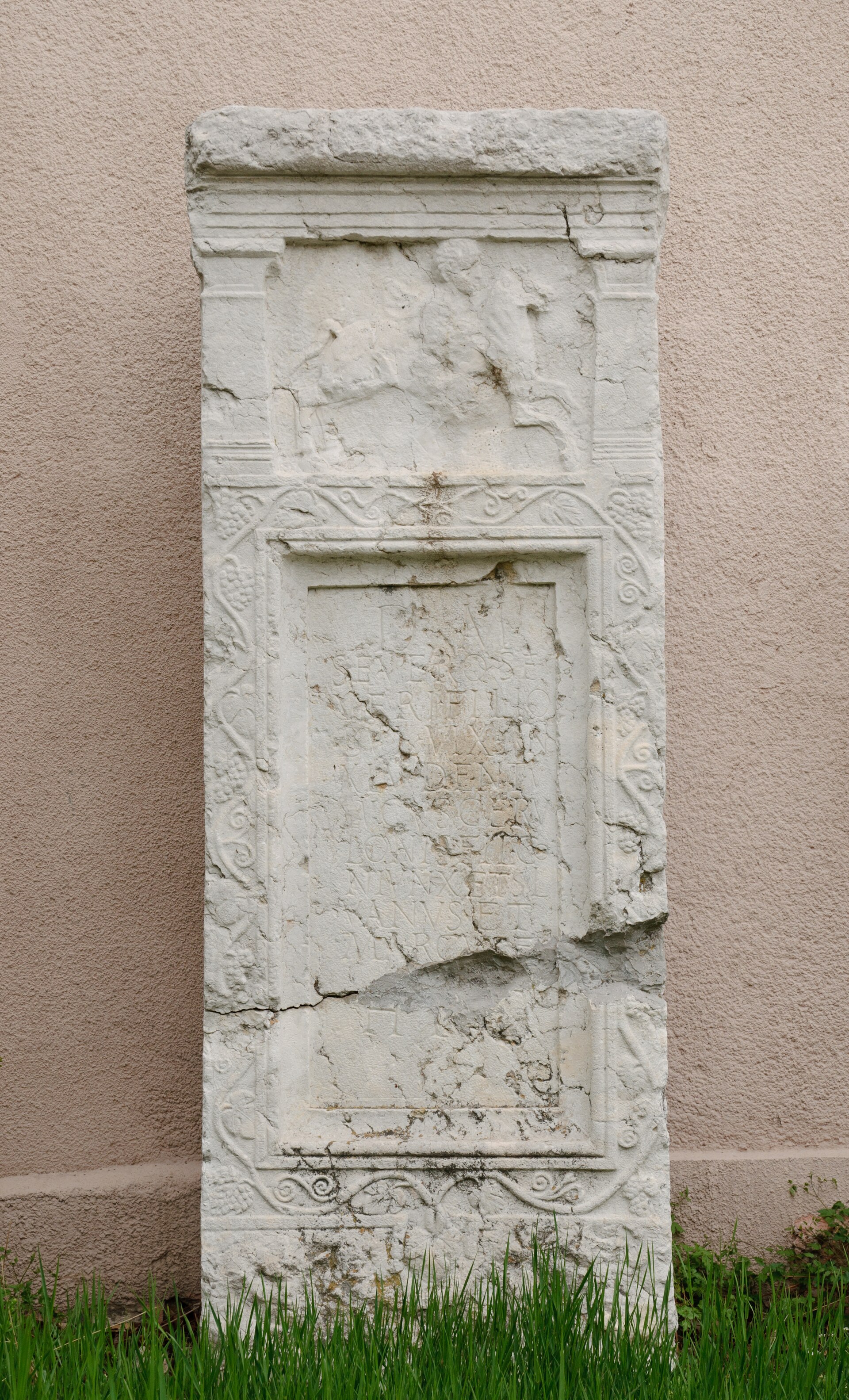 Roman carved stone stele